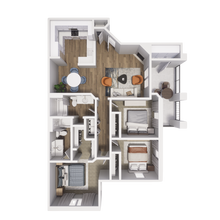 C1: Cholla with Carport 1044 floor plan